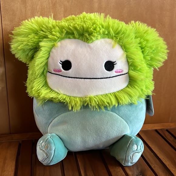 Squishmallows Toys Nwt 8 Htf Bren The Green Big Foot
